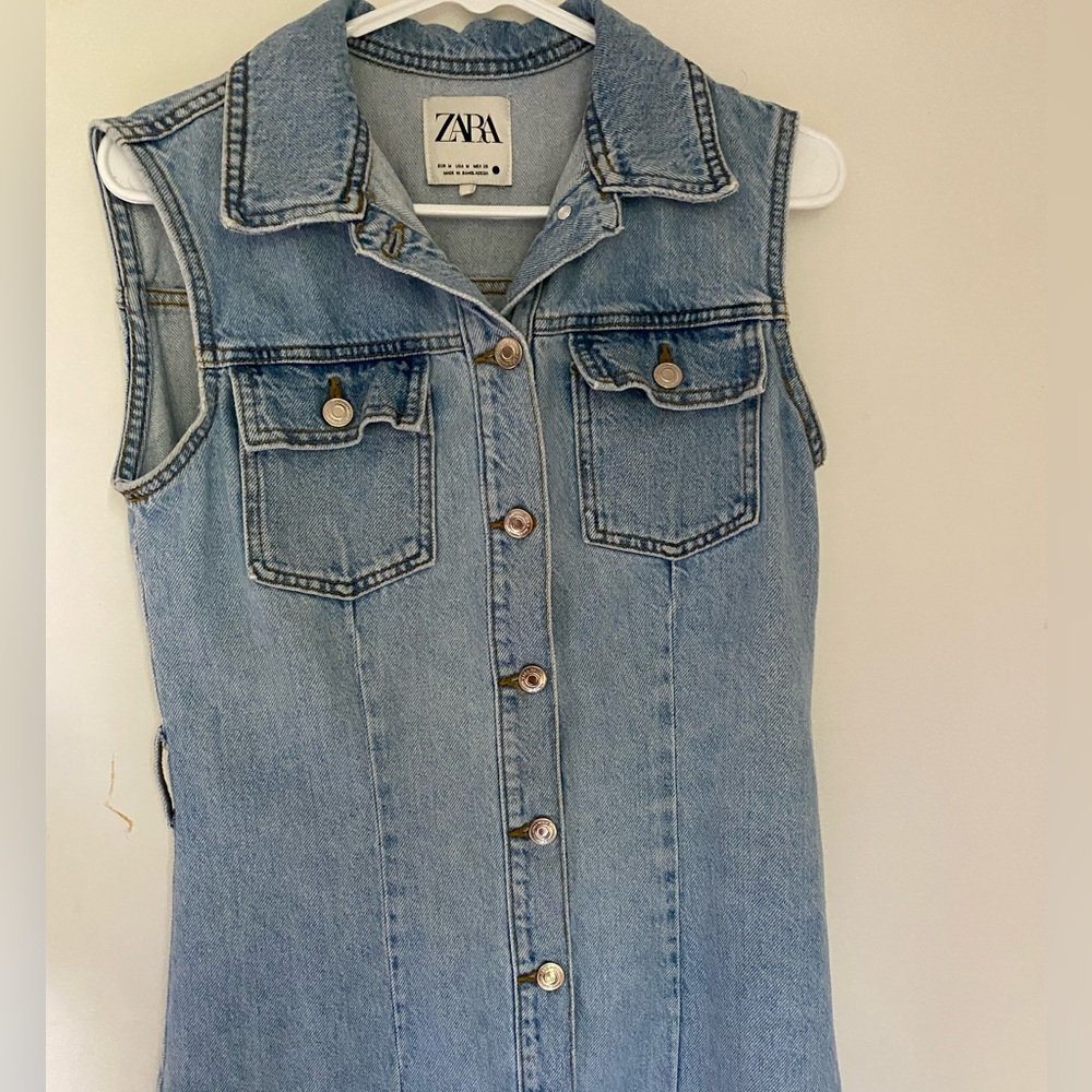 Zara 90’s style Denim Dress